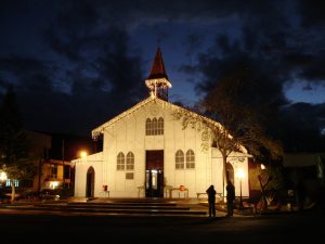 Templo de Santa Rosalía, diseñado por Gustavo Eiffel