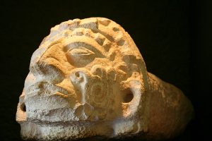 Piedra grabada en Uxmal