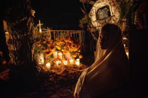Celebración de noche de muertos en Tzintzuntzan