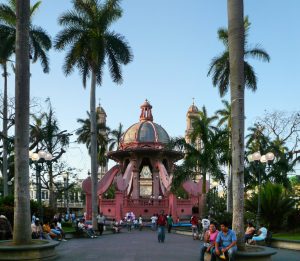 Plaza de armas en Tampico