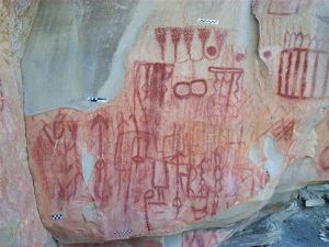Pinturas rupestres en el municipio de Burgos